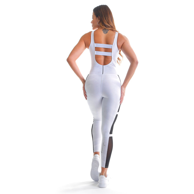 Sport Pure Sublimated Macaco Bodysuit - White