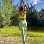 Neon Sublimated Gym Set - Electric Green